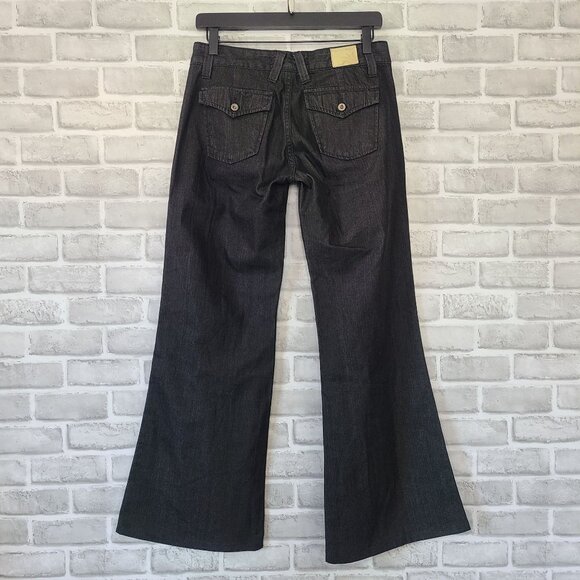 Agave Nectar Denim Flare Jeans Trousers USA Made 26 Relaxed Casual Staple - Picture 2 of 10